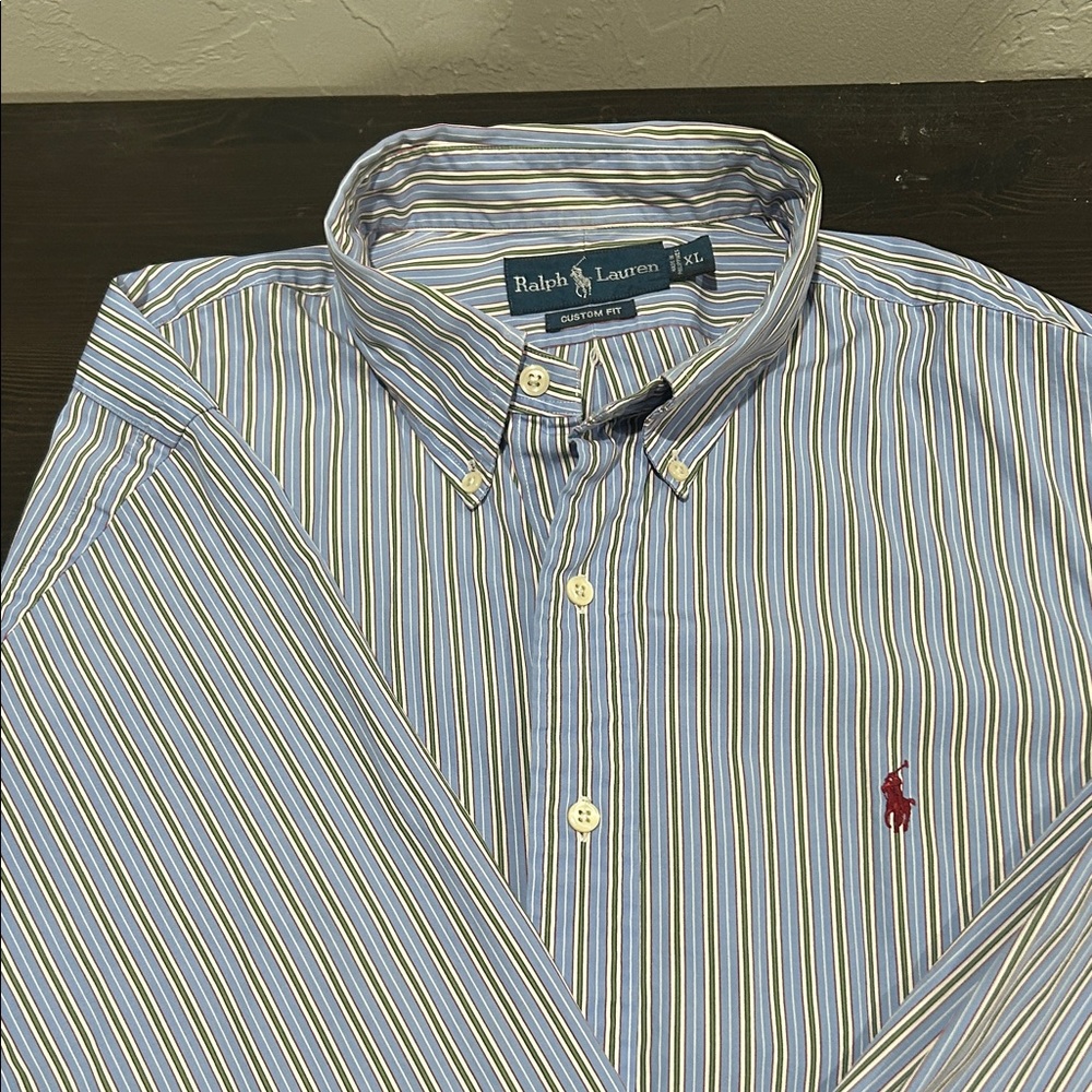 Ralph Lauren Men's Striped Button-Down Shirt
